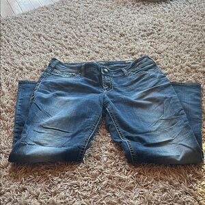 Silver Jeans Women's Straight Leg in Deep Blue